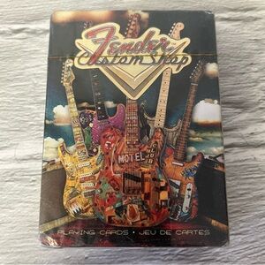 New Fender Custom Guitar Shop Playing Cards Single Deck